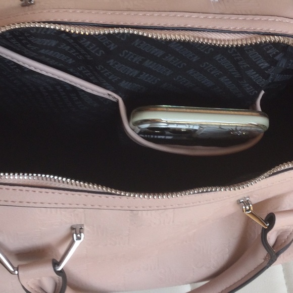 NWT Steve Madden Blush Speedy Logo Satchel - Picture 9 of 16